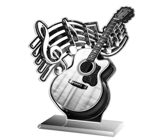 Akrylátová trofej AWF M89 | Hudba Výška cm: 15,5 - Šířka cm: 14,5 - bronzová