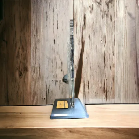 Akrylátová trofej AWF M89 | Hudba Výška cm: 15,5 - Šířka cm: 14,5 - bronzová