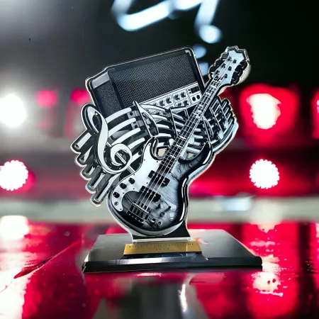 Akrylátová trofej AWF M90 | Hudba Výška cm: 21,5 - Šířka cm: 20,5 - plnobarevná