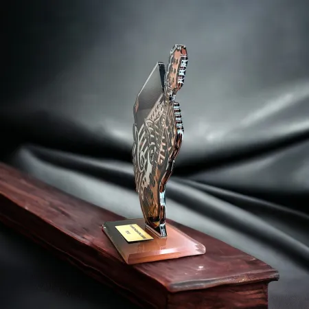 Akrylátová trofej AWF M90 | Hudba Výška cm: 21,5 - Šířka cm: 20,5 - plnobarevná