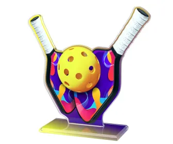 Akrylátová trofej AWF M95 | Piklebal Výška cm: 17,5 - Šířka cm: 16,5 - plnobarevná