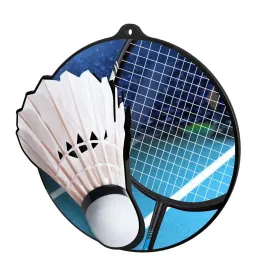 Akrylátová medaile MDABL M07 | Badminton Stuha: ST1, MD průměr: 6