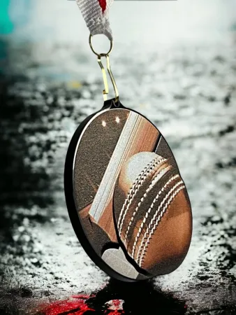 Akrylátová medaile MDABL M13 | Cricket Stuha: ST9, MD průměr: 7