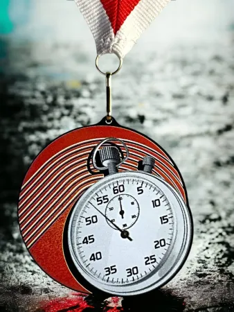 Akrylátová medaile MDABL M14 | Atletika Stuha: ST3, MD průměr: 6