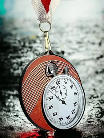 Akrylátová medaile MDABL M14 | Atletika Stuha: ST3, MD průměr: 6