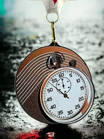 Akrylátová medaile MDABL M14 | Atletika Stuha: ST3, MD průměr: 6