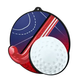 Akrylátová medaile MDABL M15 | Pozemní hokej Stuha: ST9, MD průměr: 9