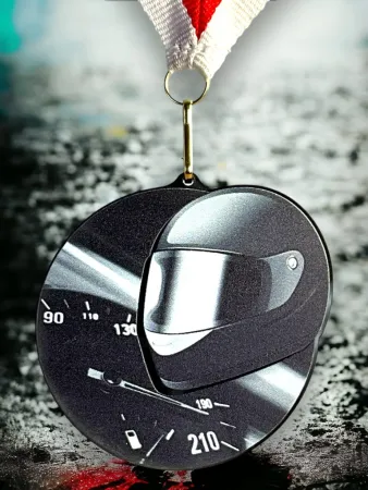 Akrylátová medaile MDABL M16 | Motorsport Stuha: ST17, MD průměr: 7