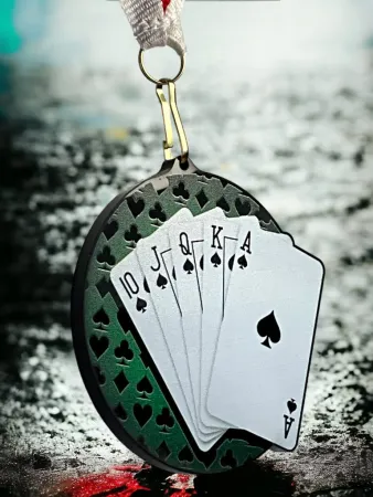 Akrylátová medaile MDABL M20 | Karty Stuha: ST5, MD průměr: 9