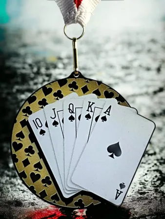 Akrylátová medaile MDABL M20 | Karty Stuha: ST5, MD průměr: 9