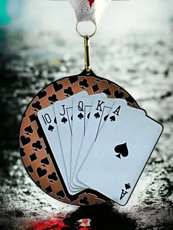 Akrylátová medaile MDABL M20 | Karty Stuha: ST5, MD průměr: 9