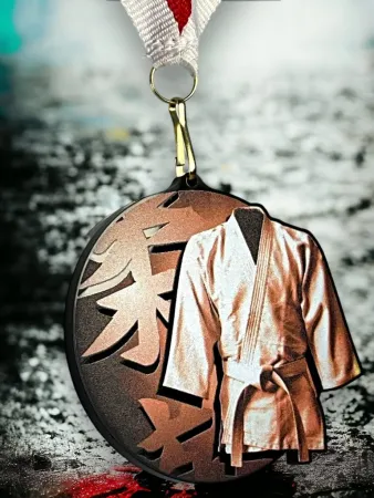 Akrylátová medaile MDABL M23 | Bojová umění Stuha: ST9, MD průměr: 8