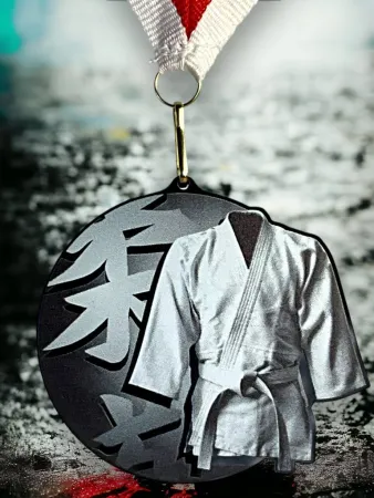 Akrylátová medaile MDABL M23 | Bojová umění Stuha: ST9, MD průměr: 8