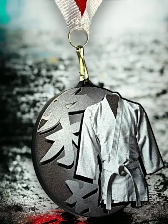 Akrylátová medaile MDABL M23 | Bojová umění Stuha: ST9, MD průměr: 8