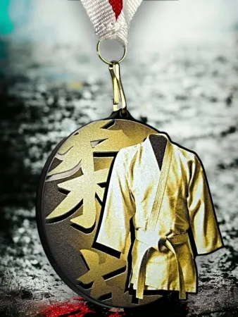 Akrylátová medaile MDABL M23 | Bojová umění Stuha: ST9, MD průměr: 8