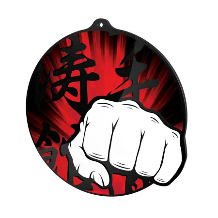 Akrylátová medaile MDABL M24 | Bojová umění Stuha: ST2, MD průměr: 7