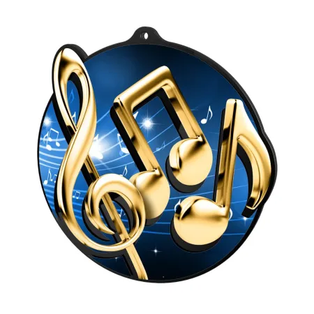 Akrylátová medaile MDABL M30 | Hudba Stuha: ST3, MD průměr: 7
