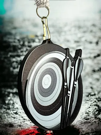 Akrylátová medaile MDABL M31 | Lukostřelba Stuha: ST12, MD průměr: 6