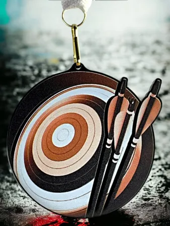 Akrylátová medaile MDABL M31 | Lukostřelba Stuha: ST12, MD průměr: 6