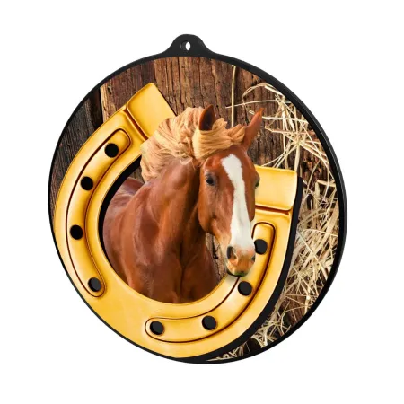 Akrylátová medaile MDABL M33 | Jezdectví Stuha: ST13, MD průměr: 7