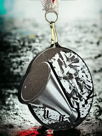 Akrylátová medaile MDABL M37 | Roztleskávačky Stuha: ST15, MD průměr: 8