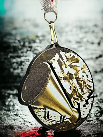 Akrylátová medaile MDABL M37 | Roztleskávačky Stuha: ST15, MD průměr: 8