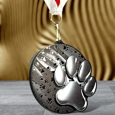 Akrylátová medaile MDABL M40 | Kynologie Stuha: ST16, MD průměr: 8