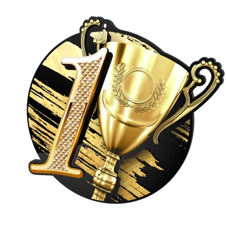 Akrylátová medaile MDABL M41 | Čísla Stuha: ST18, MD průměr: 8