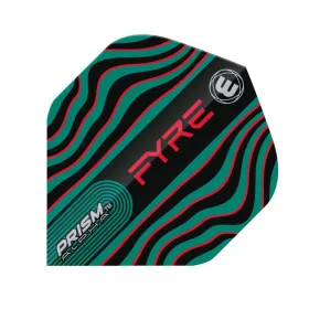 Winmau Letky Prism Alpha - Fyre - Black, Turquoise & Red W6915.708