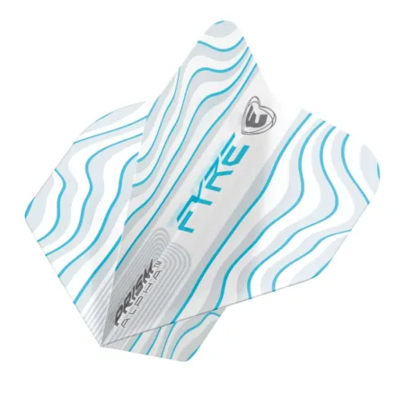 Winmau Letky Prism Alpha - Fyre - White, Aqua & Blue W6915.707