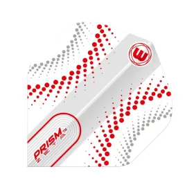 Winmau Letky Prism Zeta - Circles - White & Red W6915.316