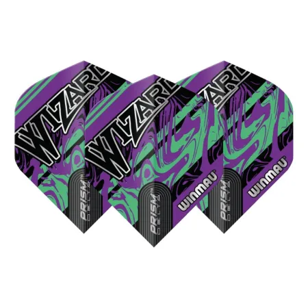 Winmau Letky Prism Delta - Simon Whitlock - Wizard - Purple & Green W6915.252