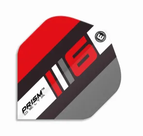 Winmau Letky Prism Delta - Blade 6 - Red & Grey W6915.226