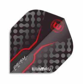 Winmau Letky Prism Zeta - Grey and Red W6915.306