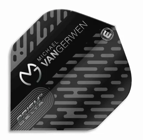 Winmau Letky Prism Delta - Michael van Gerwen - Black and Grey W6915.215