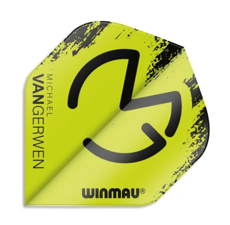 Winmau Letky Mega Standard - Michael van Gerwen - Black and Green W6900.232