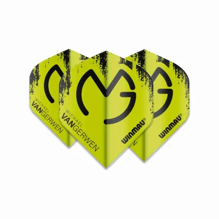 Winmau Letky Mega Standard - Michael van Gerwen - Black and Green W6900.232