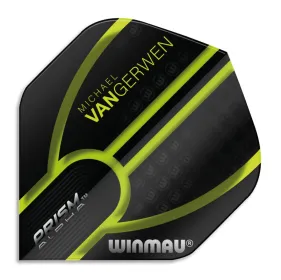 Winmau Letky Prism Alpha - Michael van Gerwen - Black and Green W6915.143