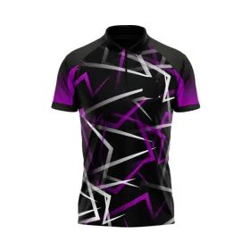 Arraz Košile Flare - Black & Purple - XXL