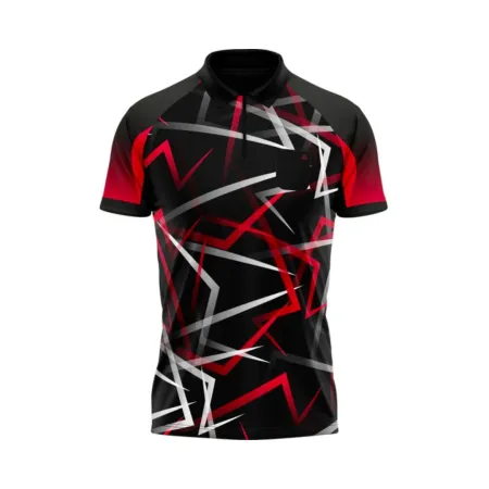 Arraz Košile Flare - Black & Red - 4XL