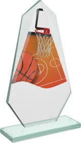 Skleněná trofej CRT20008M2 | Basketball Výška cm: 21,5