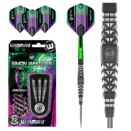 Winmau Šipky Steel Simon Whitlock - 90% tungsten - 22g