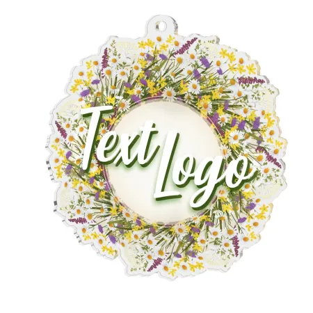 Akrylátová medaile MDA0013 | Květinová Stuha: ST11, MD průměr: 6