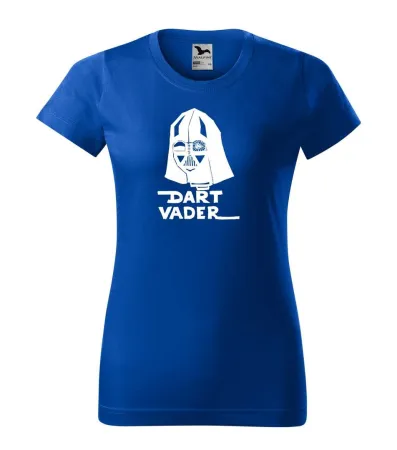 Tričko dámské s potiskem DART VADER - blue XL