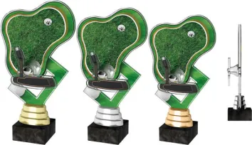 Akrylátová trofej ACTR0007 Výška cm: 19,5, Barva: zlato