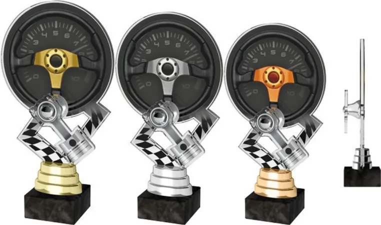 Akrylátová trofej ACTR0014 | Motorsport Výška cm: 21,5, Barva: bronz