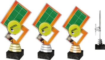 Akrylátová trofej ACTR0017 Výška cm: 19,5, Barva: zlato