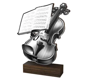 Dřevěná plaketa WF345 | Hudba Výška cm: 21,5