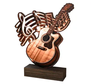 Dřevěná plaketa WF350 | Hudba Výška cm: 15,5