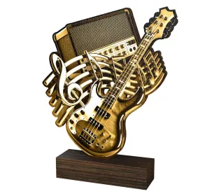 Dřevěná plaketa WF352 | Hudba Výška cm: 13,5